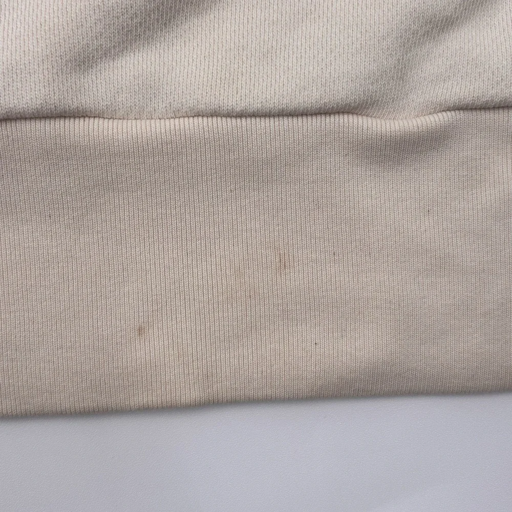 GUCCI Interlocking G Logo Hooded Sweatshirt Cream Men's Size XXL